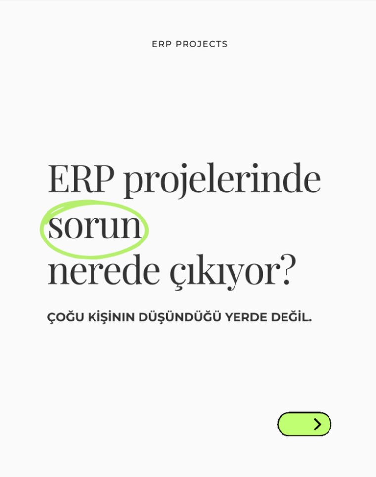 ERP projelerinde sorun nerede çıkıyor?