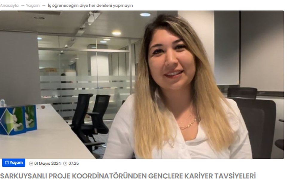 Yerel basın röportajı